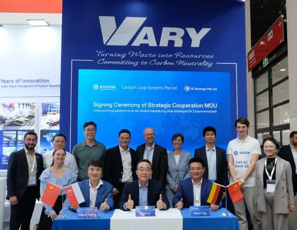 SupeZET Partners with VARY Technology to Build Overseas Circular Economy Platform，Collaborates with Evonik Industries AG to Launch Low-Carbon Circular Demonstration Project